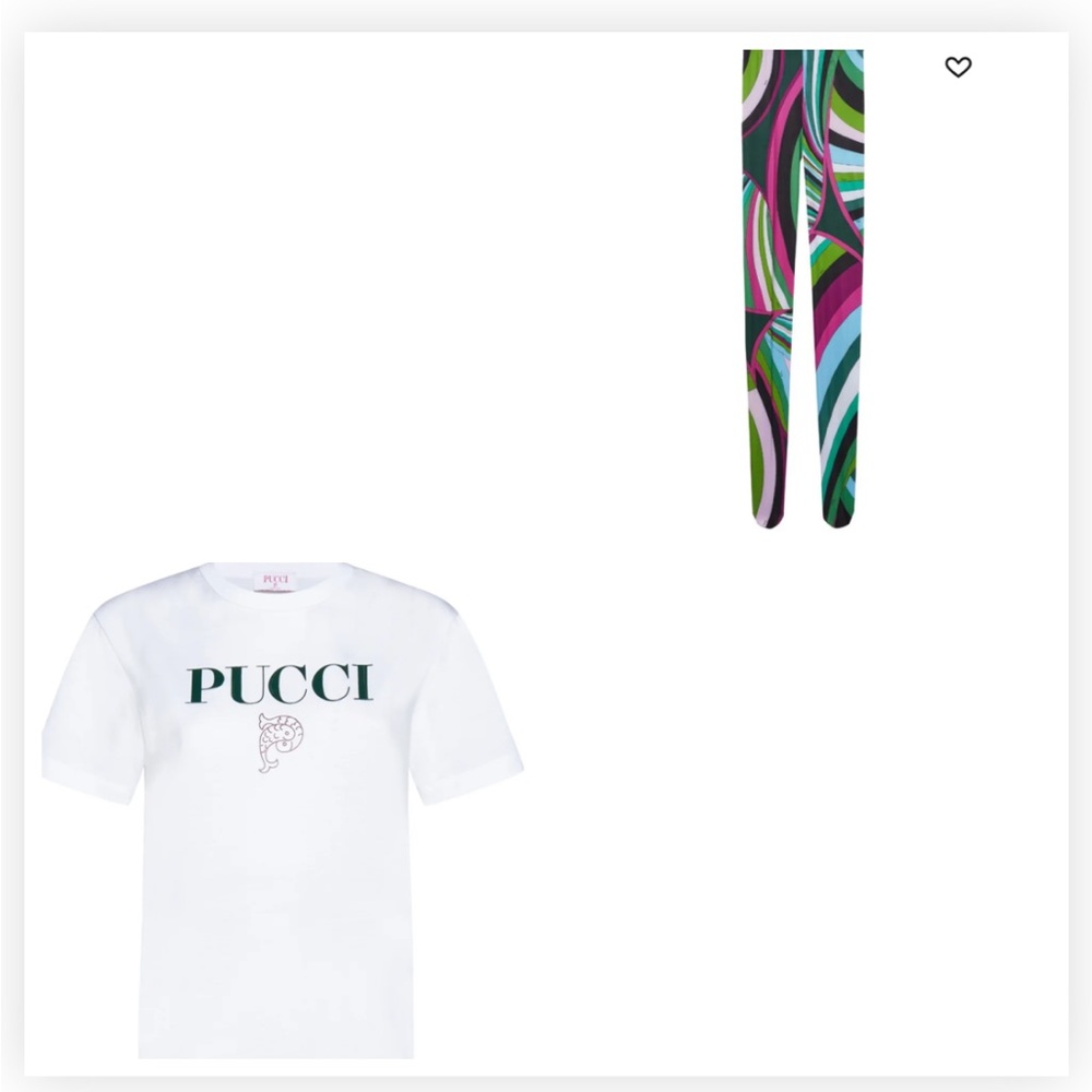 PUCCI tights n shirt set size small brand new with tags